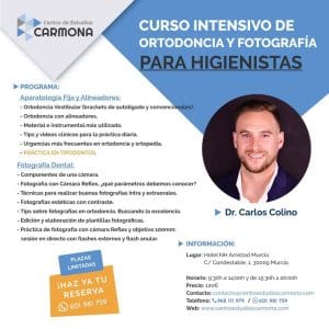 Curso Intensivo de Ortodoncia y Fotografía para <b style="color:#00a3c8;">Higienistas</b> - 30 de Abril 2022