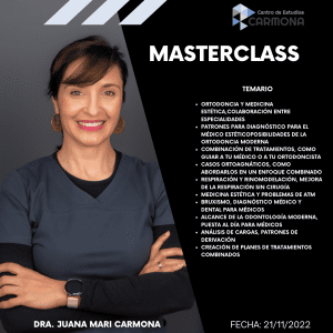 Masterclass - Ortodoncia y Medicina Estética - 21 Noviembre 2022